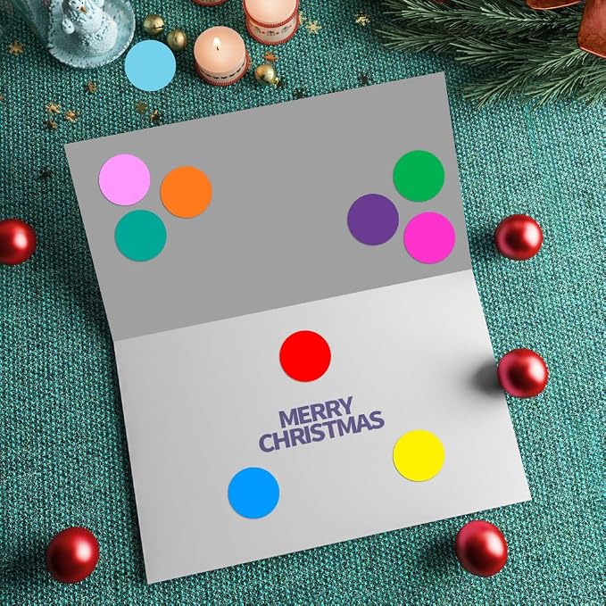 1620 Pcs Colored Dot Stickers,3/4 Inch Multicolor Round Color Coding Labels | Circle Dots Sticker 9 Assorted Colors Colorful Coding Label Sticker for Office, Classroom Decor, Papers Etc