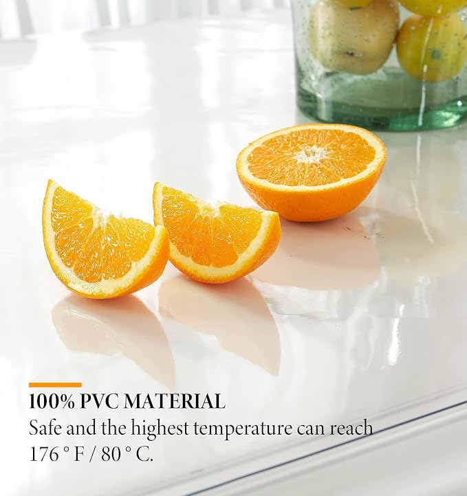 Deep Dream 1.5mm Clear Desk Cover Protector, 30×54 Inch Clear Table Protector, Rectangular Vinyl Desk Pad, PVC Plastic Table Cover for Office, Dresser, Night Stand, Computer & Writing Desk Tabletop
