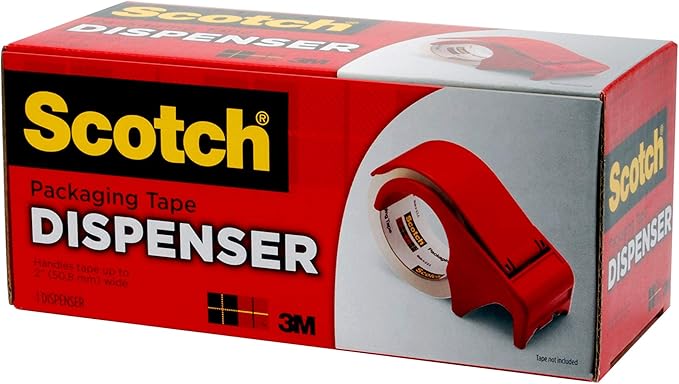 Scotch Packaging Tape Hand Dispenser (DP300-RD)