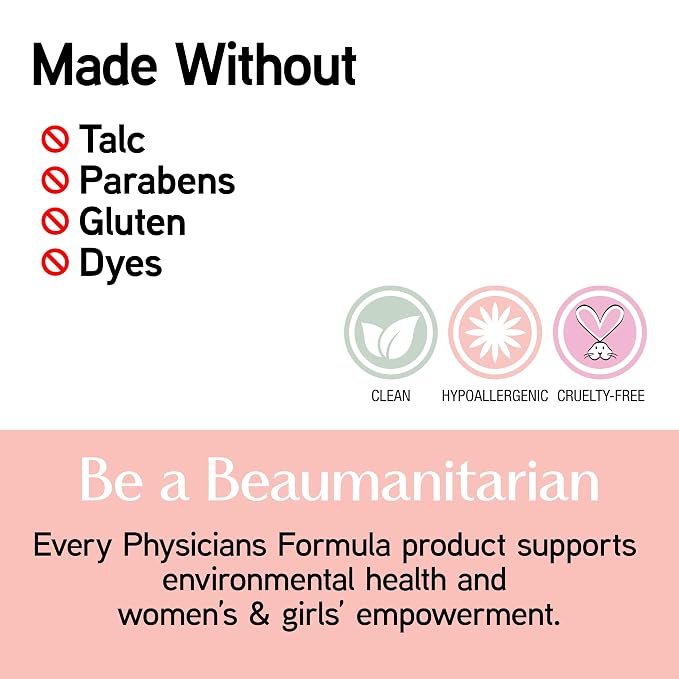 Physicians Formula Murumuru Butter Highlighter Makeup Face Powder Make Up, Pearl, Dermatologist Approved