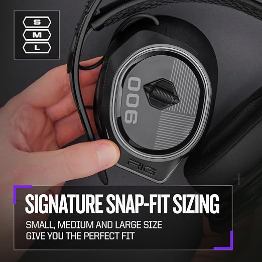 RIG 900 MAX HX Universal Dual Wireless Headset 2.4GHz / Bluetooth Officially Licensed for Xbox – Works with PC, PS4, PS5, Switch, Android, iPhone - Charging Base - 60 Hr Battery - Dolby Atmos 3D Audio