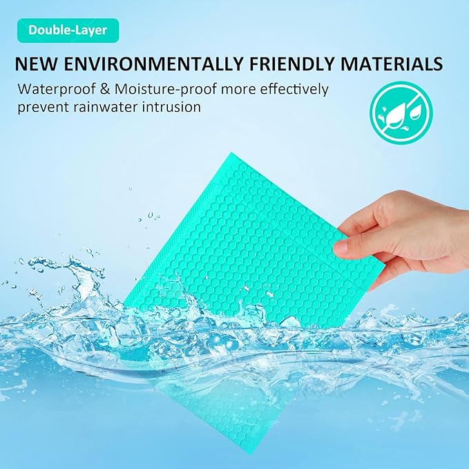 Large Bubble Mailers 12x18'' 30 Pack and 24PCS Fragile Stickers Tea Thick Waterproof Padded Poly Envelopes Bubble Wrap Mailers Self Seal Shipping Bag for Small Business Shipping Envelope Mailers #5