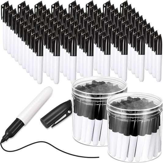 Ctosree 80 Pcs Mini Dry Erase Markers for Nurses Badge Erasable Whiteboard Markers with Cap Clips Back to School Low Odor Dry Erase Pens for Office Classroom Supplies