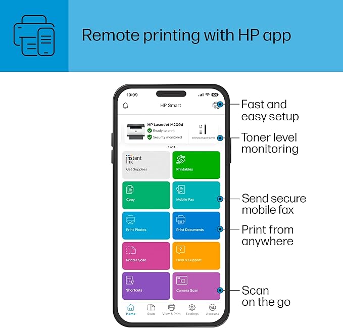 HP Color LaserJet Enterprise MFP 5800dn Printer, Print, Scan, Copy, Best for Business (6QN29A)