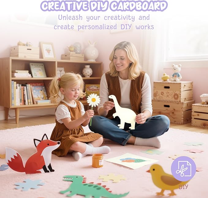120 Sheets Cream Cardstock Printer Paper 8.5 x 11, Ivory Cardstock Paper, Construction Paper 8.5 x 11, Card Stock Paper 8.5x11, 200GSM Thick Cardstock for DIY Cards, Greeting Cards, Wedding Invitation