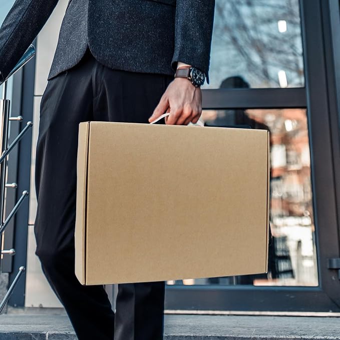 Laptop Shipping Box, Secure Laptop Box for Shipping with Foam, Cardboard Mailer Box for up to 16 Inch Laptop Packing (Pack of 3)