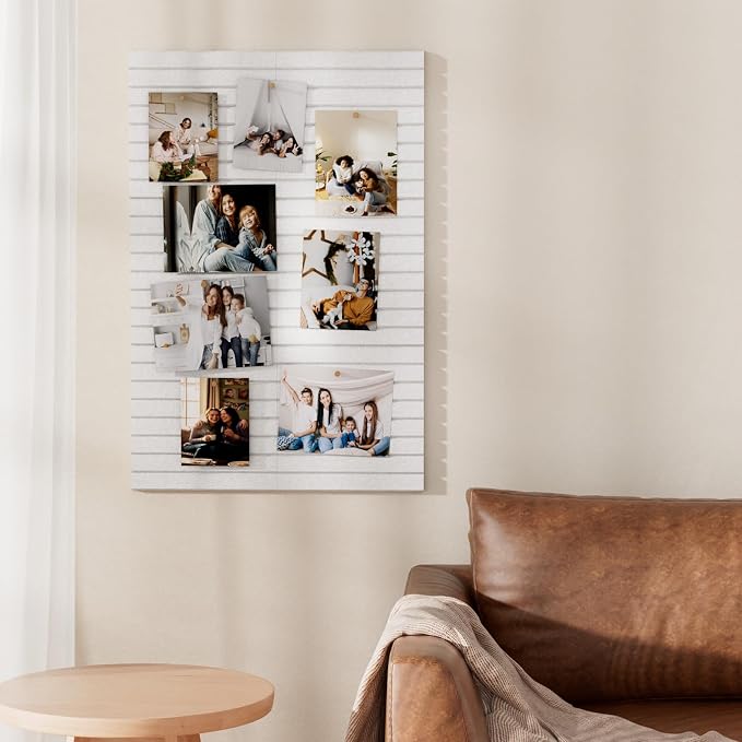 MaxGear Bulletin Board 48" x 36", White Felt Wall Tiles Home Decor | Cork Board For Walls Alternative, 12 Pack 11.8" x 11.8" 3D Wall Panels, Poster Felt Board, Pin Board For Office, Room Decor