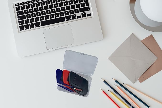 Magnetic Letter Openers Envelope,3 Pack,Envelope Opener Slitter | Mail Openers Blade with Magnet,Letter Opener for Women,Men,Office,Envelope Cutter(red,Blue,Black)