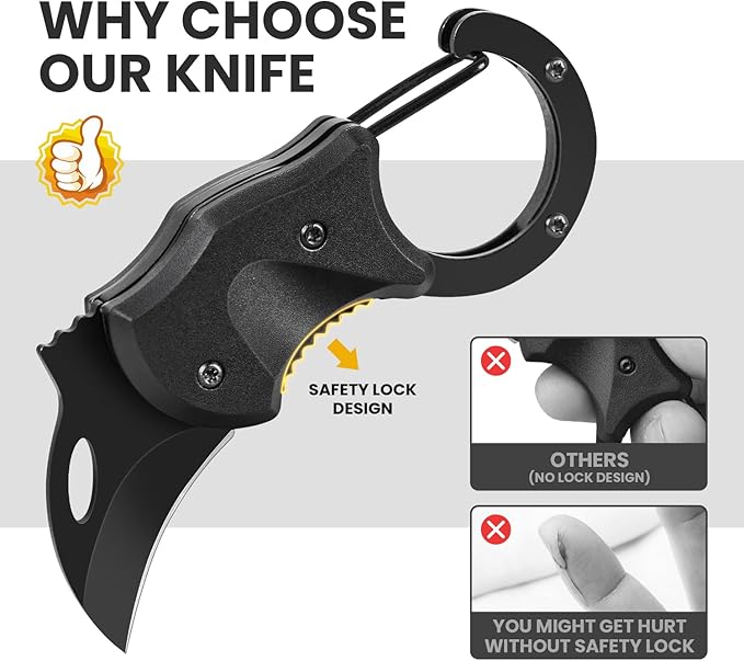 Small Pocket Knife Valentines Days Gifts for Him, EDC Box Cutter, Mens Valentines Anniversary & Birthday Gifts for Boyfriend Husband, Dad Presents from Daughter Son