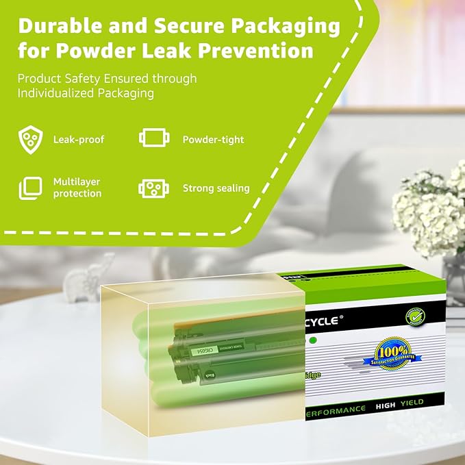 greencycle 1 Pack CRG054 Black Compatible Toner Cartridge Replacement for Canon 054 CRG054 CRG054BK Black Toner Works on Color imageCLASS MF644Cdw MF642Cdw MF641Cdw LBP622Cdw Printer