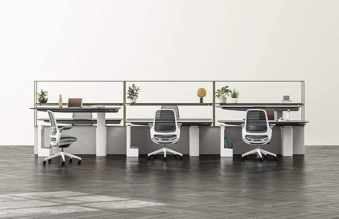 Steelcase Series 1 Work Chair Office Chair - Graphite, Hard Floor Casters