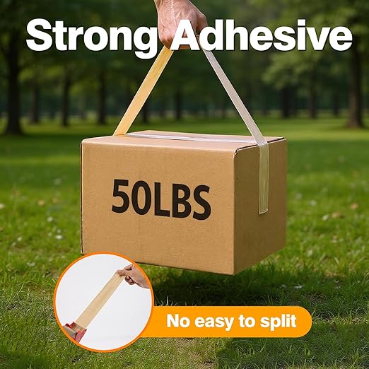 Brown Packing Tape 6 Rolls Heavy Duty Packing Tape with 1 Dispenser - 2.5mil x 1.88" x 60Y Strong Adhesive Packaging Tape for Carton Sealing, Shipping, Mailing & Storage