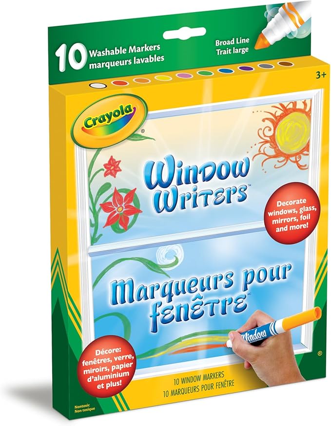 Crayola : 10 Washable Markers Window (Bilingual)