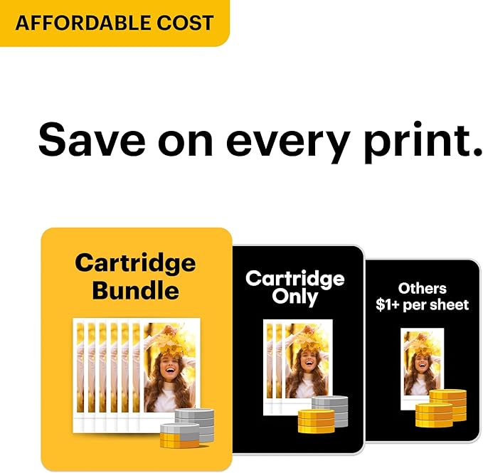 KODAK Mini 2 Retro 2x3" Portable Photo Printer, 38 Sheets, Bluetooth Smartphone Printer for iPhone & Android, Instant Color Prints, 4PASS Dye Sublimation, Black