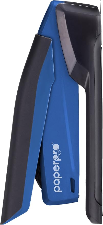 Bostitch Office InPower Spring-Powered Desktop Stapler, 20 Sheet Capcity, Built in Remover, Blue (1122) (Pack of 10)