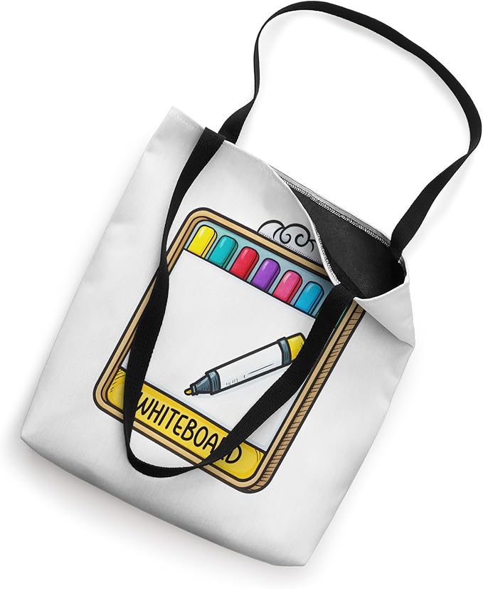 Colorful Whiteboard Marker Set Graphic Tote Bag