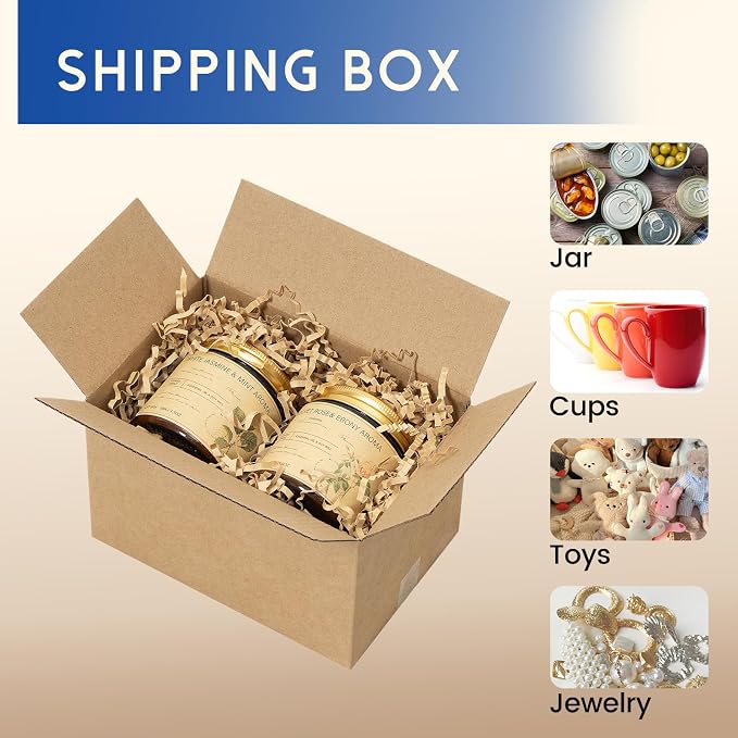 Mefleet 6x4x4" Small Shipping Boxes 100 Pack Corrugated Cardboard Box Brown | Bulk shipping boxes, Packaging for Small Business, Mailer Packing Supplies