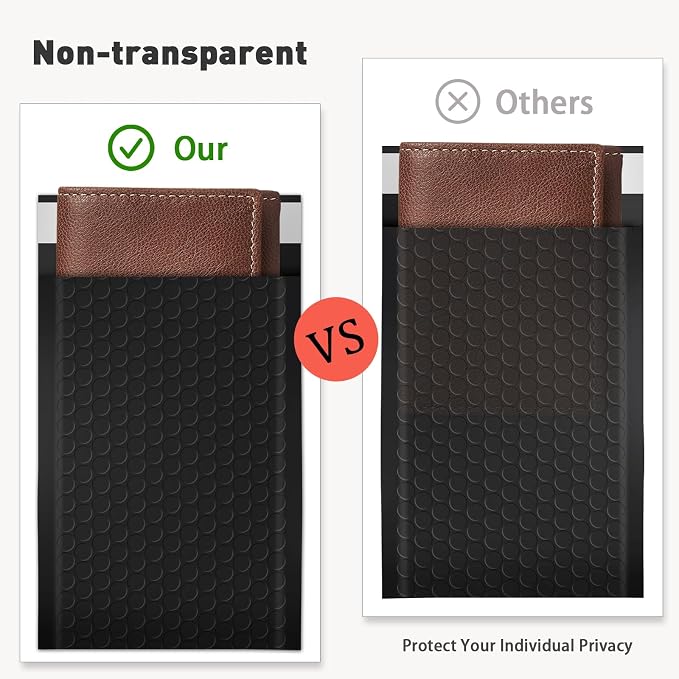 52 Pack Bubble Mailers 3.5x5inch Padded Envelopes Thin Mailing Envelopes Waterproof Bubble Opaque Padded Mailers Self Seal Adhesive Shipping Bags for Mailing Jewelry Makeup Small Business