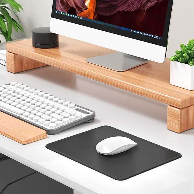 KTRIO 10 Pcs Mouse Pad, [30% Larger] Computer Mouse Pads with Stitched Edges, Black Mousepads Bulk with Non-Slip Rubber Base, Mouse Pad for Computers, Gaming & Home, 11 x 8.5inches, 3 mm Thickness