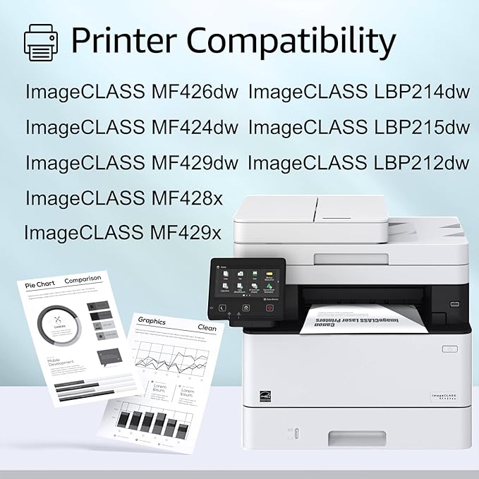 greencycle 052H Compatible Black Toner Cartridge Replacement for Canon 052H CRG-052H 2200C001 High Yield for ImageCLASS MF426dw MF424dw MF429dw LBP214dw LBP215dw i-SENSYS LBP212dw Printer 2-Pack