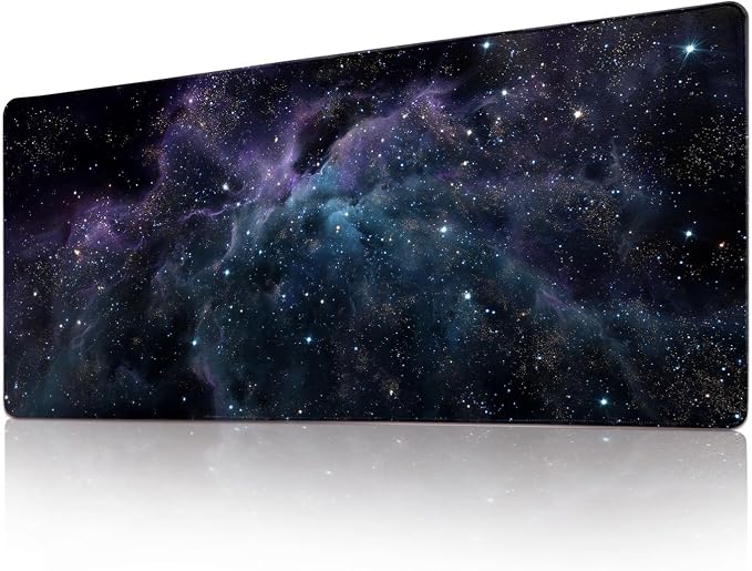 Desk Mat Mouse Pad Gaming Desk Pad XL Large Mouse Mat Office Decor Accessories (Violet A)