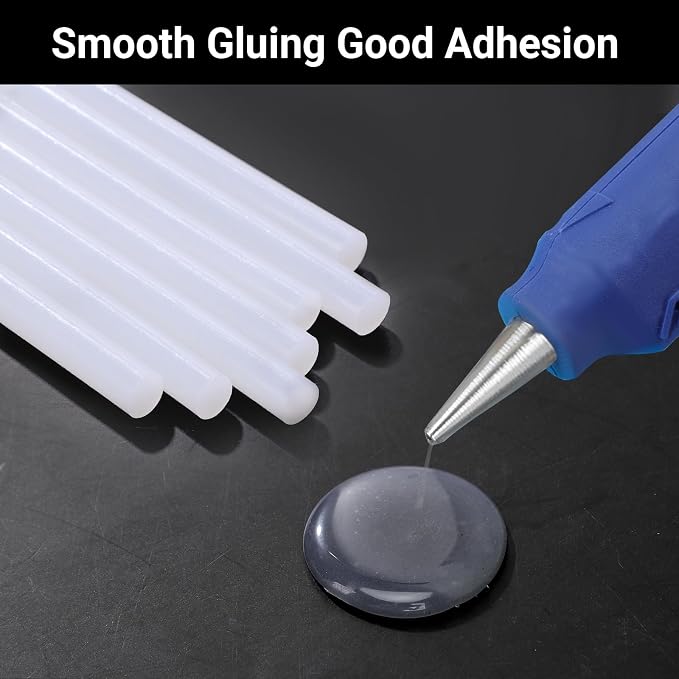 72 Pack Glow in The Dark Glue Sticks Bulk, 0.27x4 Mini Hot Glue Sticks for Car Dent Repair Handmade DIY Art Craft Home Office Project Craftwork Fix & Repairs