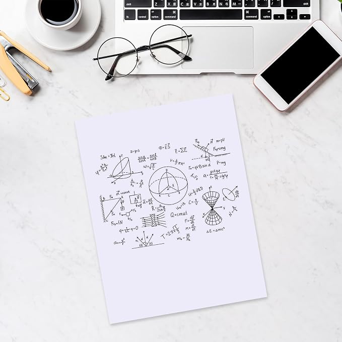 zmybcpack 6 Pack Blank White Memo Pads 8.5X11 Inch Unlined Note Pad Scratch Pads for Office, School, and Home Use (Each Pad 50 Sheets)
