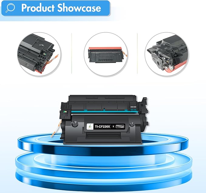 TRUE IMAGE CF226X 26X Toner Cartridge for HP Printer Replacement for HP 26X CF226X 26A CF226A Laseriet Pro M402n M402dn MFP426fdw M426fdn M426dw M402dne M402 Printer Ink High Yield (Black, 2 Pack)