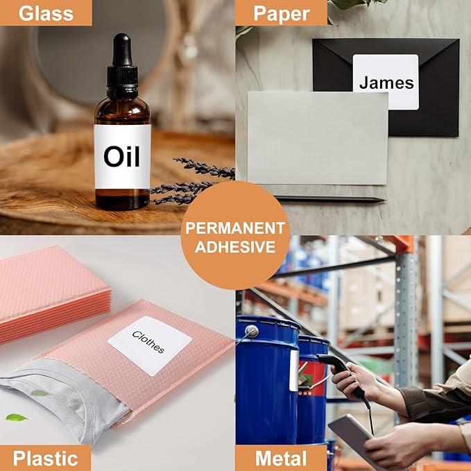 LabelMore 3 1/3 x 4 Labels - 6 Up Self Adhesive Shipping Labels - FBA Labels - Stickers for Laser & Inkjet Printers - 500 Sheet/ 3000 Labels