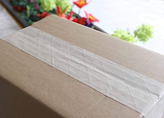 BOMEI PACK Reinforced Water Activated Gummed Kraft Paper Tape, 2 Pack 2.75 inch x 380 ft, for Heavy Duty Secure Packing Shipping
