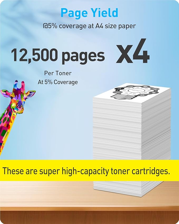 MasaiMara High Capacity TK-3102 TK 3102 TK3102 1T02MS0US0 12,500 Pages Compatible Toner Cartridges Replacement for Kyocera ECOSYS M3540idn M3040idn FS-2100DN FS-2100D Printer (Black, 4-Pack)