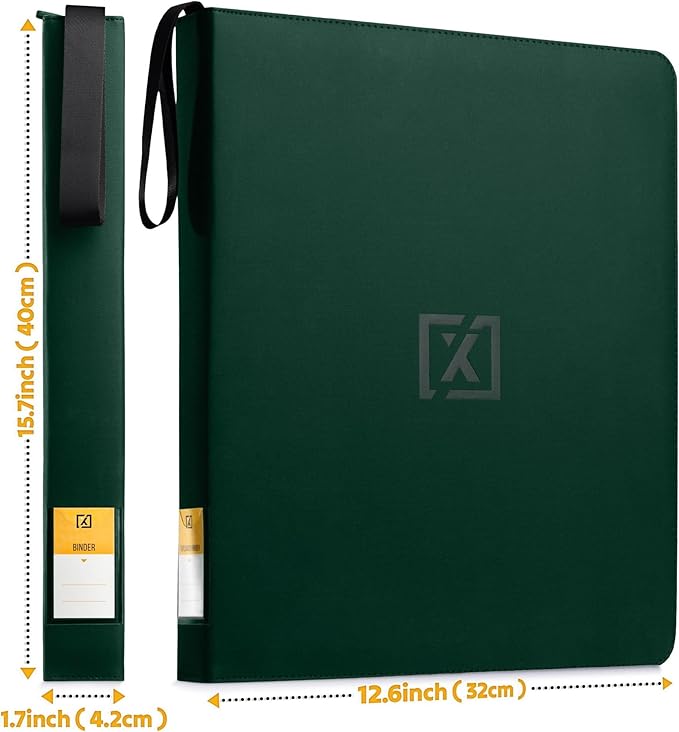 X PRO Toploader Binder | Holds 252 Toploaders | 20 Toploaders INCLUDED | 9-Pocket | Ringless Double-Sided Pockets for TCG, Sports | Premium Top Loader Storage