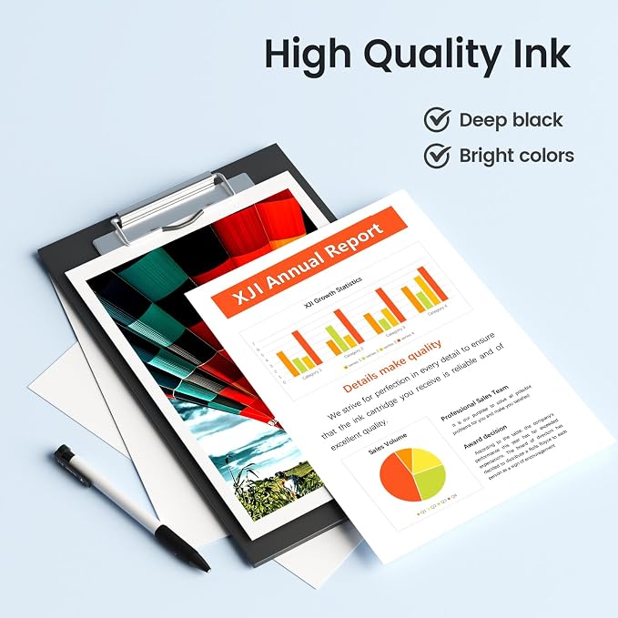 XJI Remanufactured Ink Cartridges Replacement for HP Ink 63 XL 63XL (Black, Tri-Color Combo Pack), Work for OfficeJet 3830 3833 5255 5258 5260 Envy 4510 4520 4650 DeskJet 2132 3630 Printer