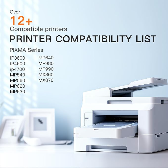 E-Z Ink Compatible Ink Cartridge Replacement for Canon PGI-220 PGI220 CLI-221 CLI221 to use with PIXMA MX860 MX870 MP620 MP560 (2 Large Black, 2 Cyan, 2 Magenta, 2 Yellow, 2 Small Black) 10 Pack