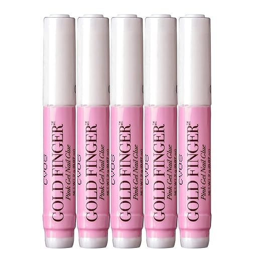 Kiss Pink Gel Nail Glue (IBGL04) (2 Pack)