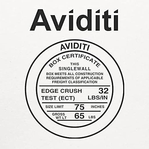 Aviditi White Corrugated Cardboard Mailing Boxes, 5" x 4" x 2" (Pack of 50) Crush-Proof Mailers, Small Cardboard Boxes for Shipping, Packing, Moving, and Storage