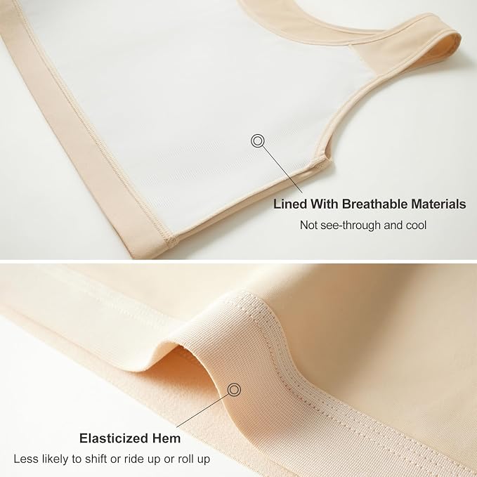 GCTBL Chest Binder for Transgender Half FTM Binder Trans Breathable Compression Bra