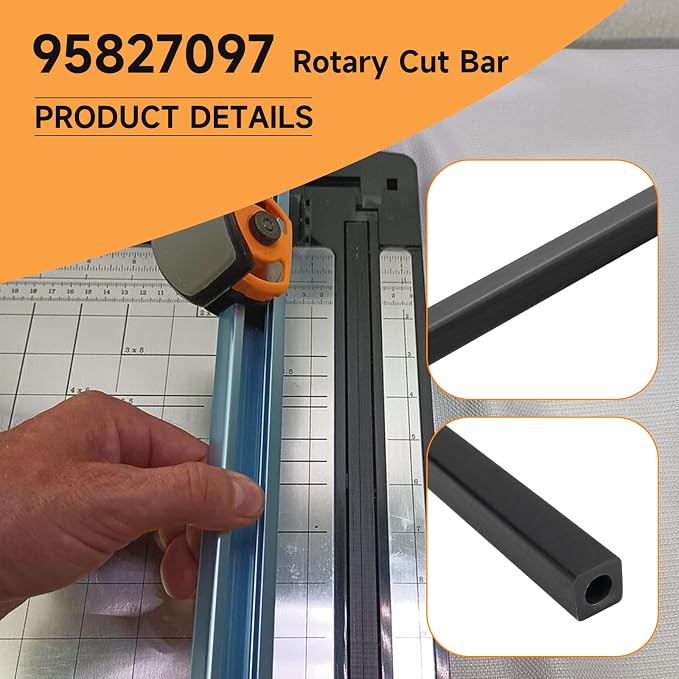 95827097 Rotary Cut Bar Replacement for Fiskars 12 Inch Desktop 45mm Rotary Trimmers, Rotary Paper Cutter Bar Fit for Offices, Printing Shops and Libraries