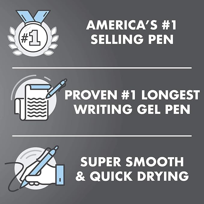 PILOT G2 Premium Gel Pens, 0.7mm Fine Point, Pack of 10 | Refillable & Retractable, 5 Black & 5 Blue Ink Pens