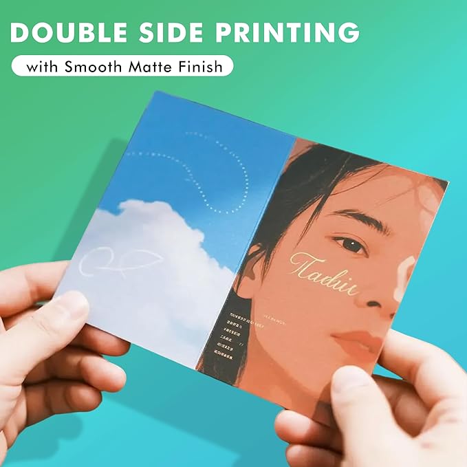 Koala Thin Presentation Paper Double-Sided Matte for Printing Photo 11X17 Inches 110 Sheets 32LB Compatible with Inkjet Printer