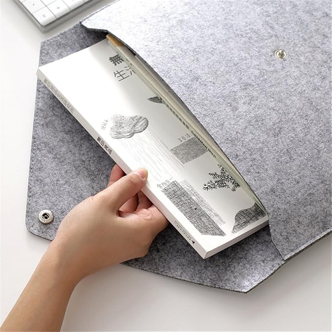 Document Holder-Felt Folder Expanding File Folder Paper Portfolio Case Letter Envelope A4 Folders