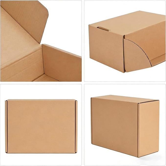 Laptop Box Great for Laptop Computer Shipping or Storage | Laptop Shipping Box Cardboard Mailing Boxes Great for Laptop Computer Shipping, Adjustable DIY Foam Fits Most Laptops (Black)