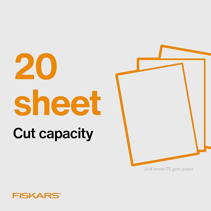Fiskars ProCision Rotary Bypass Paper Trimmer, 12" Cut Length, Self-Sharpening, Paper Trimmer for Crafting and Scrapbooking, Arts and Crafts Supplies, Photo Cutter