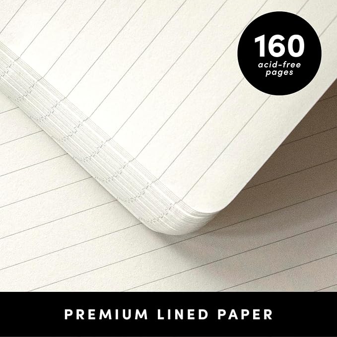 PAPERAGE Lined Spiral Journal Notebook, (Burgundy), 160 Pages, Large B5 Hardcover Journal for Women & Men, 10 in x 8.15 in - 100 GSM, Thick Paper, Spiral Notebook for Work, School & Journaling