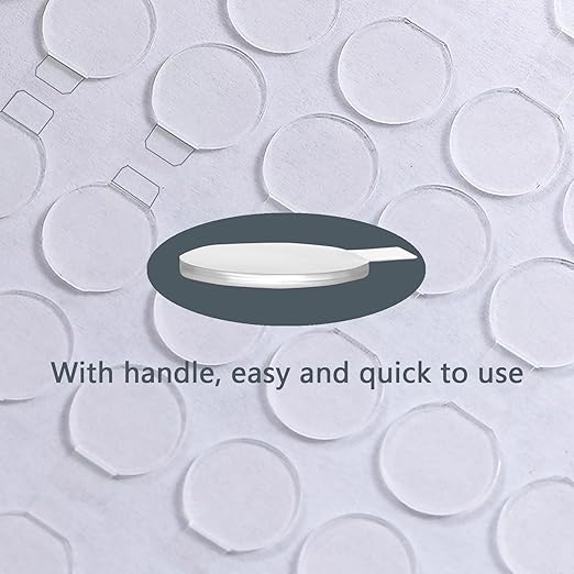 Adhesive Stick dots Two-Sided Sided Mounting Putty Stick Tack for Wall Hanging Crafts Balloons Festival Party Decorations,Clean Removable(0.4"*0.4"-100)