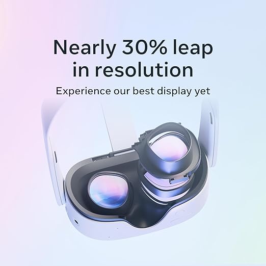 Meta Quest 3 512GB | VR Headset — Thirty Percent Sharper Resolution — 2X Graphical Processing Power — Virtual Reality Without Wires — Access to 40+ Games with a 3-Month Trial of Meta Horizon+ Included
