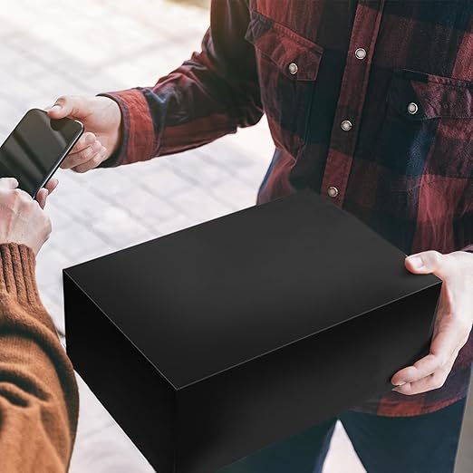 KKBESTPACK 100 Pcs 12x15.5 Poly Mailer Envelopes Shipping Bags Self Adhesive Waterproof Bags (Black), 12 x 15.5