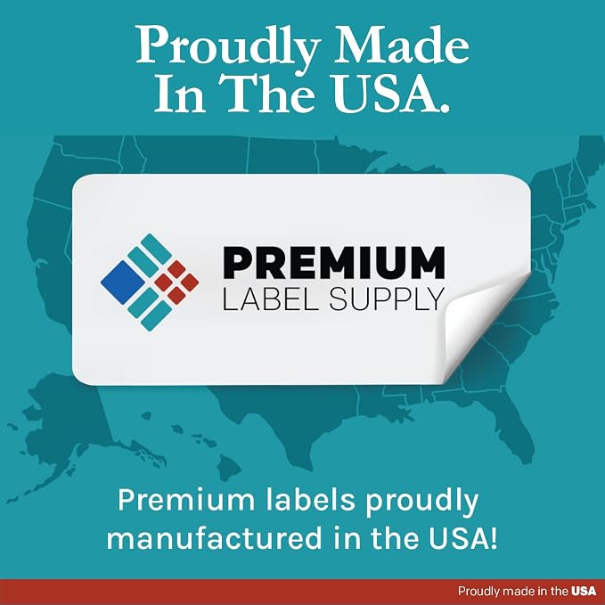 Premium Label Supply White Sticker Barcode Labels – 2" x 1" – Laser/Inkjet Compatible – (40 per Sheet), 2000 Sheets – 80,000 Total Adhesive Labels