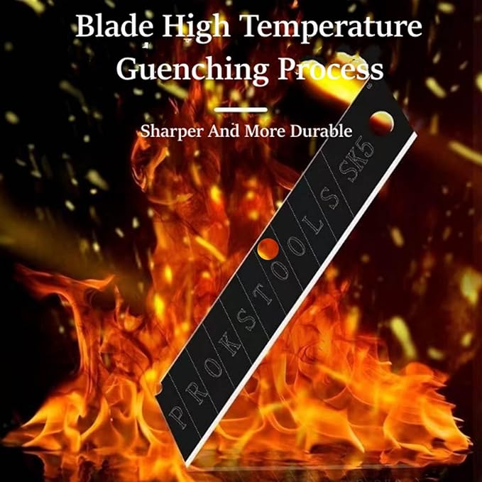 2PCS Stainless Steel Utility Knife,Multi-Functional Retractable Box Cutter with 10PCS Blades,Extended Glass Scraper,Razor Blade Scraper with Scale & Bottle Opener for Office,Home,Workshop