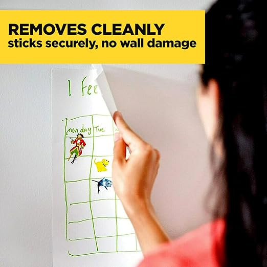 Scotch Wall-Safe Tape, 1 Dispenser Roll, Removable Wall Safe Tape, for Hanging Photos, Art, Décor, 3/4 in x 650 in